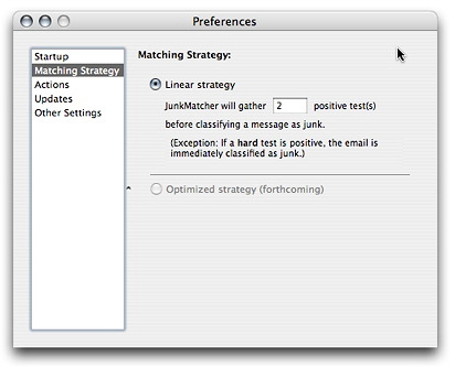 Threshold number for Linear Strategy